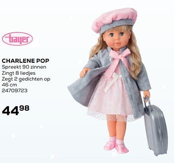 Aanbiedingen Charlene pop - Bayer - Geldig van 22/10/2021 tot 07/12/2021 bij Supra Bazar