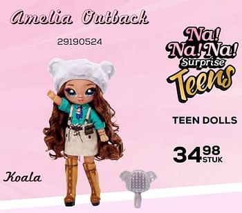 Aanbiedingen Teen dolls amelia outback - Na! Na! Na! Surprise - Geldig van 22/10/2021 tot 07/12/2021 bij Supra Bazar