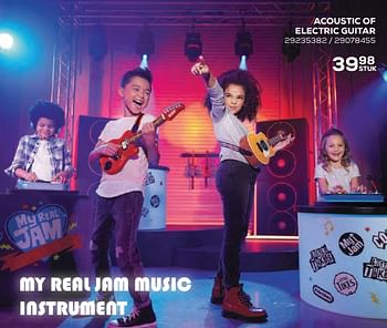 Aanbiedingen Acoustic of electric guitar - Little Tikes - Geldig van 22/10/2021 tot 07/12/2021 bij Supra Bazar