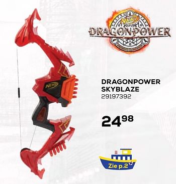 Aanbiedingen Dragonpower skyblaze - Hasbro - Geldig van 22/10/2021 tot 07/12/2021 bij Supra Bazar