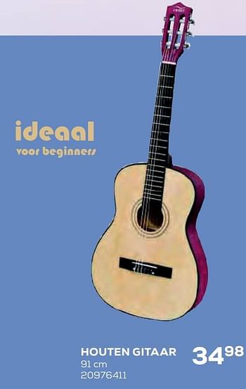 Aanbiedingen Houten gitaar - Huismerk - Supra Bazar - Geldig van 22/10/2021 tot 07/12/2021 bij Supra Bazar