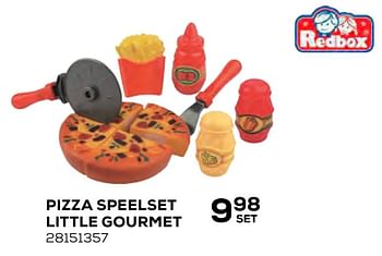 Aanbiedingen Pizza speelset little gourmet - Redbox - Geldig van 22/10/2021 tot 07/12/2021 bij Supra Bazar