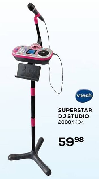Aanbiedingen Superstar dj studio - Vtech - Geldig van 22/10/2021 tot 07/12/2021 bij Supra Bazar