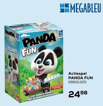 Aanbiedingen Actiespel panda fun - Megableu - Geldig van 22/10/2021 tot 07/12/2021 bij Supra Bazar