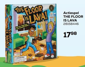 Aanbiedingen Actiespel the floor is lava - Goliath - Geldig van 22/10/2021 tot 07/12/2021 bij Supra Bazar
