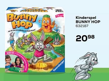 Aanbiedingen Kinderspel bunny hop - Ravensburger - Geldig van 22/10/2021 tot 07/12/2021 bij Supra Bazar