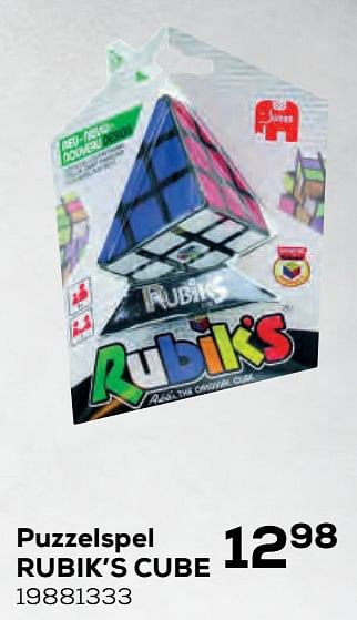 Aanbiedingen Puzzelspel rubik’s cube - Jumbo - Geldig van 22/10/2021 tot 07/12/2021 bij Supra Bazar