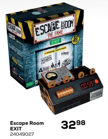 Aanbiedingen Escape room exit - Identity Games - Geldig van 22/10/2021 tot 07/12/2021 bij Supra Bazar