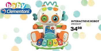 Aanbiedingen Interactieve robot - Clementoni - Geldig van 22/10/2021 tot 07/12/2021 bij Supra Bazar