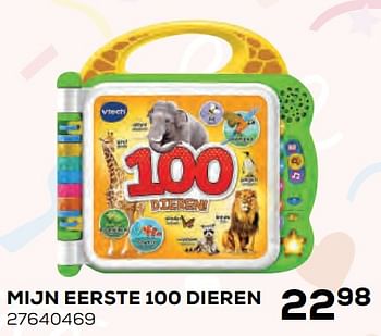 Aanbiedingen Mijn eerste 100 dieren - Vtech - Geldig van 22/10/2021 tot 07/12/2021 bij Supra Bazar