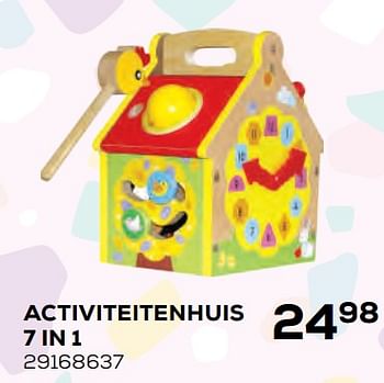 Aanbiedingen Activiteitenhuis 7 in 1 - Huismerk - Supra Bazar - Geldig van 22/10/2021 tot 07/12/2021 bij Supra Bazar