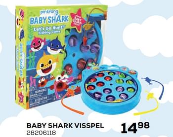 Aanbiedingen Baby shark visspel - Hap P Kid - Geldig van 22/10/2021 tot 07/12/2021 bij Supra Bazar