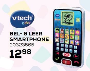 Aanbiedingen Bel- + leer smartphone - Vtech - Geldig van 22/10/2021 tot 07/12/2021 bij Supra Bazar