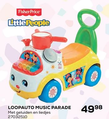 Aanbiedingen Loopauto music parade - Fisher-Price - Geldig van 22/10/2021 tot 07/12/2021 bij Supra Bazar