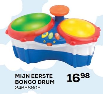 Aanbiedingen Mijn eerste bongo drum - Hap P Kid - Geldig van 22/10/2021 tot 07/12/2021 bij Supra Bazar