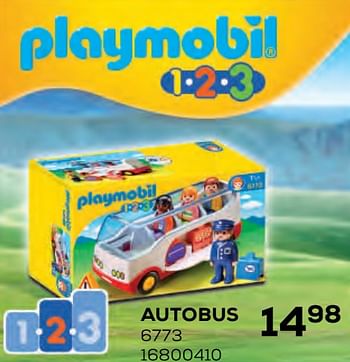 Aanbiedingen Autobus 6773 - Playmobil - Geldig van 22/10/2021 tot 07/12/2021 bij Supra Bazar