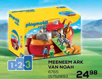 Aanbiedingen Meeneem ark van noah 6765 - Playmobil - Geldig van 22/10/2021 tot 07/12/2021 bij Supra Bazar