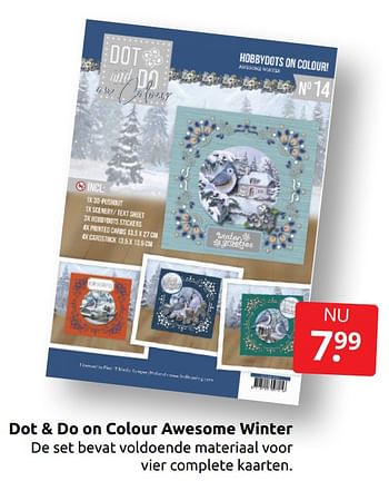 Aanbiedingen Dot + do on colour awesome winter - Huismerk - Boekenvoordeel - Geldig van 24/10/2021 tot 30/10/2021 bij Boekenvoordeel