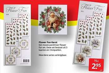 Aanbiedingen Flower fun kerst - Huismerk - Boekenvoordeel - Geldig van 24/10/2021 tot 30/10/2021 bij Boekenvoordeel