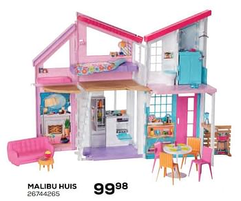 Aanbiedingen Malibu huis - Mattel - Geldig van 22/10/2021 tot 07/12/2021 bij Supra Bazar