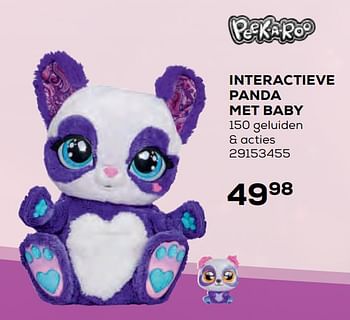 Aanbiedingen Interactieve panda met baby - Spin Master - Geldig van 22/10/2021 tot 07/12/2021 bij Supra Bazar