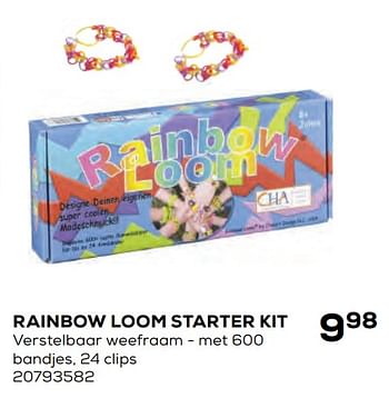 Aanbiedingen Rainbow loom starter kit - Rainbow Loom - Geldig van 22/10/2021 tot 07/12/2021 bij Supra Bazar