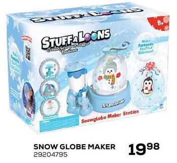 Aanbiedingen Snow globe maker - Stuff-A-Loons - Geldig van 22/10/2021 tot 07/12/2021 bij Supra Bazar