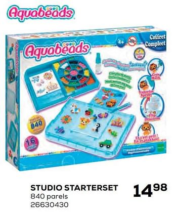 Aanbiedingen Studio starterset - Aquabeads - Geldig van 22/10/2021 tot 07/12/2021 bij Supra Bazar