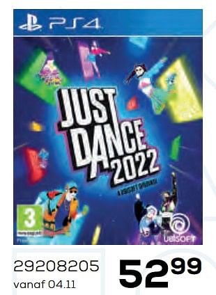 Aanbiedingen Just dance 2022 - Ubisoft - Geldig van 22/10/2021 tot 07/12/2021 bij Supra Bazar