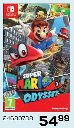 Aanbiedingen Nintendo switch super mario odyssey - Nintendo - Geldig van 22/10/2021 tot 07/12/2021 bij Supra Bazar