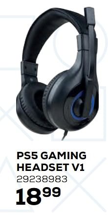 Aanbiedingen Ps5 gaming headset v1 - BIGben - Geldig van 22/10/2021 tot 07/12/2021 bij Supra Bazar