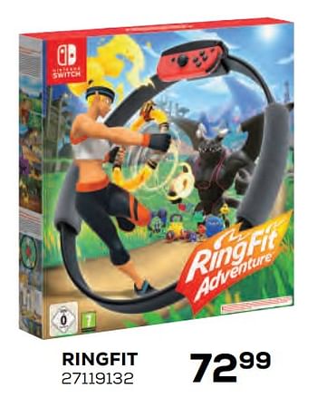 Aanbiedingen Ringfit - Nintendo - Geldig van 22/10/2021 tot 07/12/2021 bij Supra Bazar