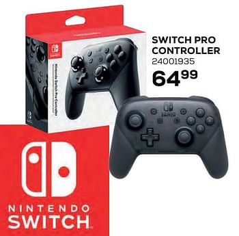 Aanbiedingen Switch pro controller - Nintendo - Geldig van 22/10/2021 tot 07/12/2021 bij Supra Bazar