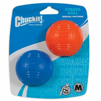 Aanbiedingen Chuckit Strato Ball Medium 2-pack - Geldig van 25/10/2021 tot 22/01/2022 bij Plein