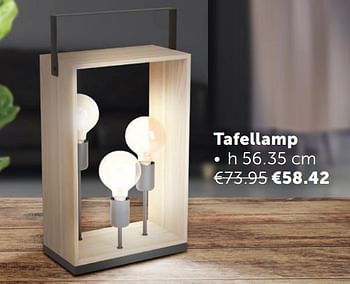Aanbiedingen Tafellamp - Geldig van 02/11/2021 tot 29/11/2021 bij Zelfbouwmarkt