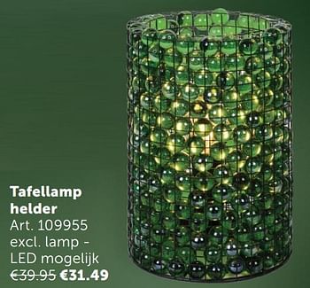Aanbiedingen Tafellamp helder - Geldig van 02/11/2021 tot 29/11/2021 bij Zelfbouwmarkt