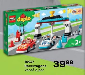Aanbiedingen 10947 racewagens - Lego - Geldig van 22/10/2021 tot 07/12/2021 bij Supra Bazar