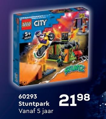 Aanbiedingen 60293 stuntpark - Lego - Geldig van 22/10/2021 tot 07/12/2021 bij Supra Bazar