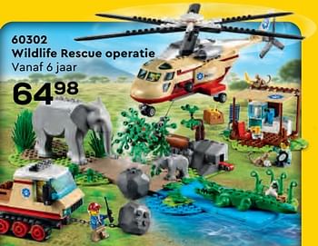 Aanbiedingen 60302 wildlife rescue operatie - Lego - Geldig van 22/10/2021 tot 07/12/2021 bij Supra Bazar