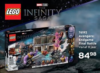 Aanbiedingen 76192 avengers: endgame final battle - Lego - Geldig van 22/10/2021 tot 07/12/2021 bij Supra Bazar