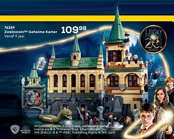 Aanbiedingen 76389 zweinstein geheime kamer - Lego - Geldig van 22/10/2021 tot 07/12/2021 bij Supra Bazar