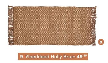 Aanbiedingen Vloerkleed holly bruin - KidsDepot  - Geldig van 24/10/2021 tot 30/10/2021 bij Baby & Tiener Megastore