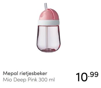 Aanbiedingen Mepal rietjesbeker mio deep pink - Mepal - Geldig van 24/10/2021 tot 30/10/2021 bij Baby & Tiener Megastore