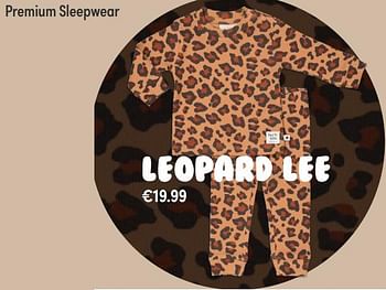 Aanbiedingen Premium sleepwear leopard lee - Feetje - Geldig van 24/10/2021 tot 30/10/2021 bij Baby & Tiener Megastore