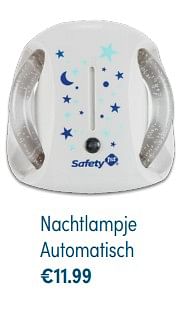 Aanbiedingen Nachtlampje automatisch - Safety 1st - Geldig van 24/10/2021 tot 30/10/2021 bij Baby & Tiener Megastore