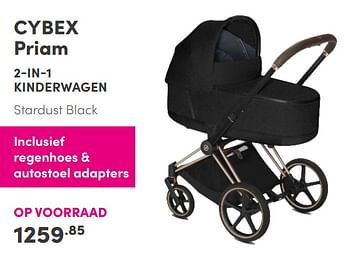 Aanbiedingen Cybex priam 2-in-1 kinderwagen - Cybex - Geldig van 24/10/2021 tot 30/10/2021 bij Baby & Tiener Megastore