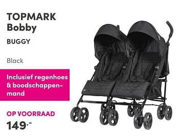 Aanbiedingen Topmark bobby buggy - Topmark - Geldig van 24/10/2021 tot 30/10/2021 bij Baby & Tiener Megastore