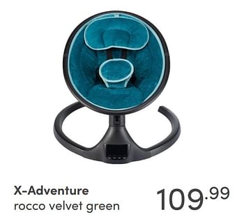 Aanbiedingen X-adventure rocco velvet green - Xadventure - Geldig van 24/10/2021 tot 30/10/2021 bij Baby & Tiener Megastore