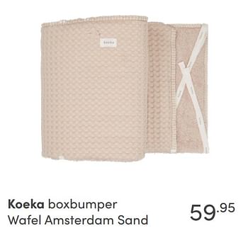 Aanbiedingen Koeka boxbumper wafel amsterdam sand - Koeka - Geldig van 24/10/2021 tot 30/10/2021 bij Baby & Tiener Megastore