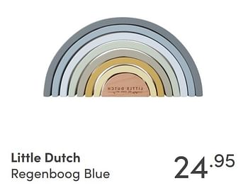 Aanbiedingen Little dutch regenboog blue - Little Dutch - Geldig van 24/10/2021 tot 30/10/2021 bij Baby & Tiener Megastore